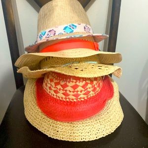 6 girls hats rarely worn.  Size range from S-L.  Would like to sell as a lot.